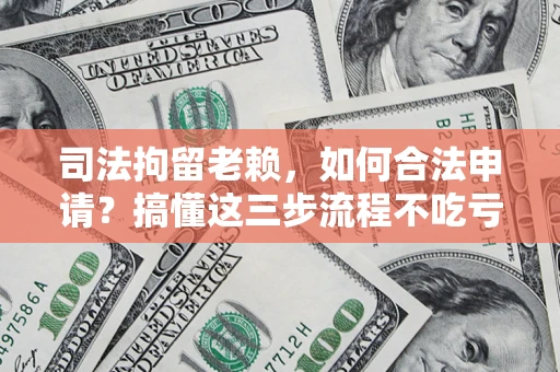 武汉司法拘留老赖，如何合法申请？搞懂这三步流程不吃亏！