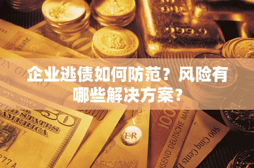 武汉企业逃债如何防范？风险有哪些解决方案？
