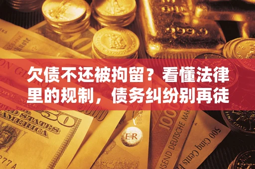 武汉欠债不还被拘留？看懂法律里的规制，债务纠纷别再徒劳奔波