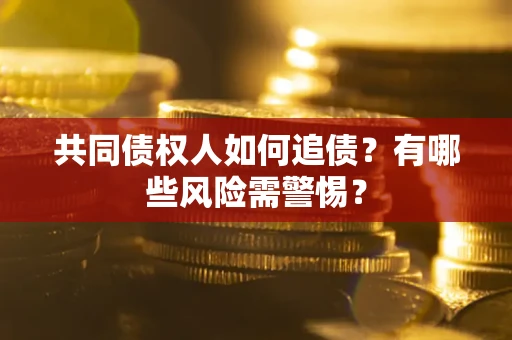 武汉共同债权人如何追债？有哪些风险需警惕？