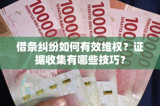 武汉借条纠纷如何有效维权？证据收集有哪些技巧？