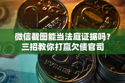 武汉微信截图能当法庭证据吗？三招教你打赢欠债官司